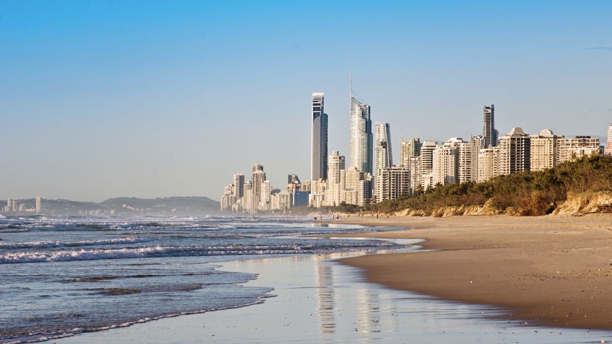 Gold Coast Queensland coastal cityscape representing the medicinal cannabis patient community on the Gold Coast