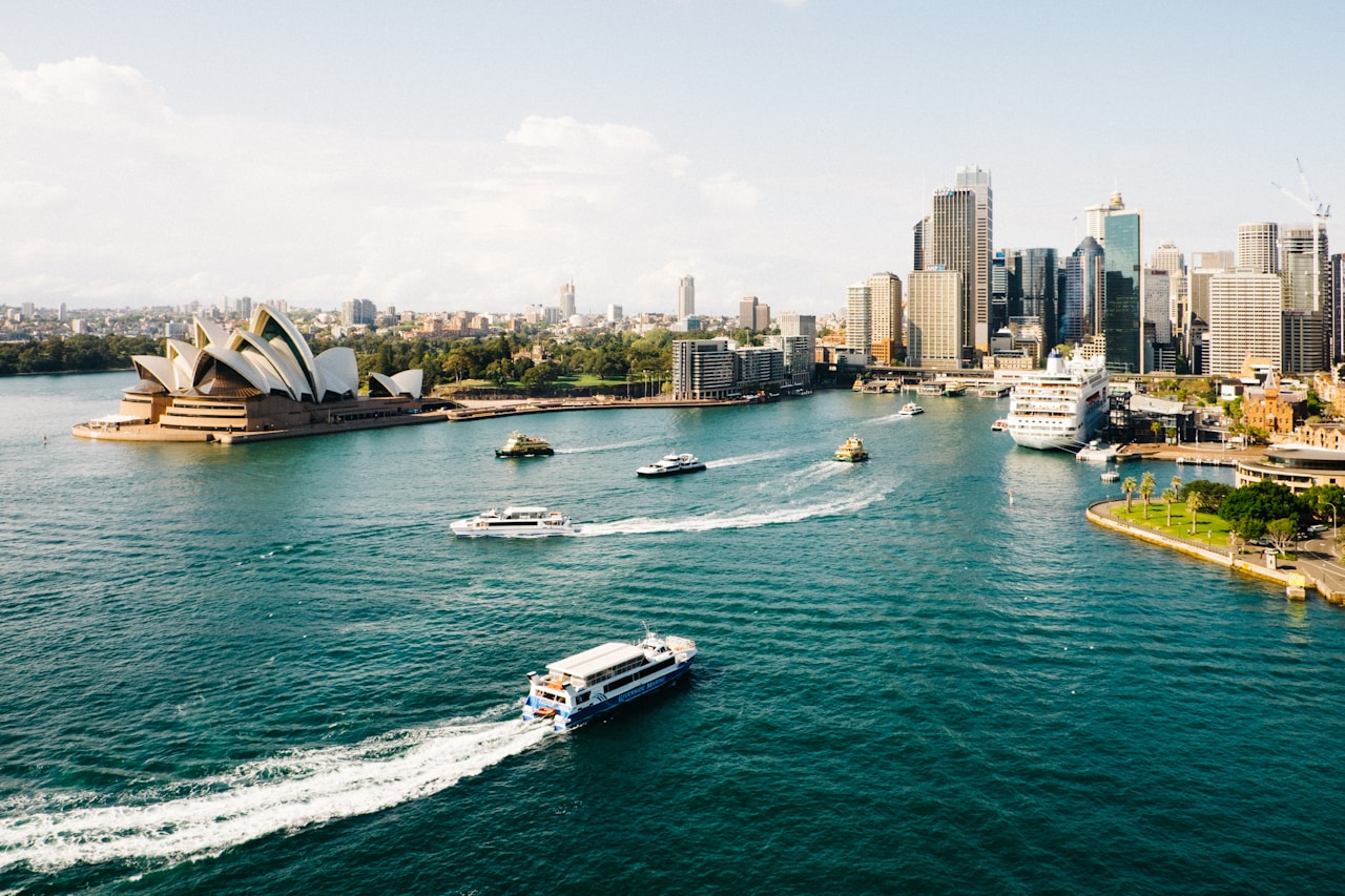 Sydney Opera House and Harbour Bridge representing cannabis laws in New South Wales Australia
