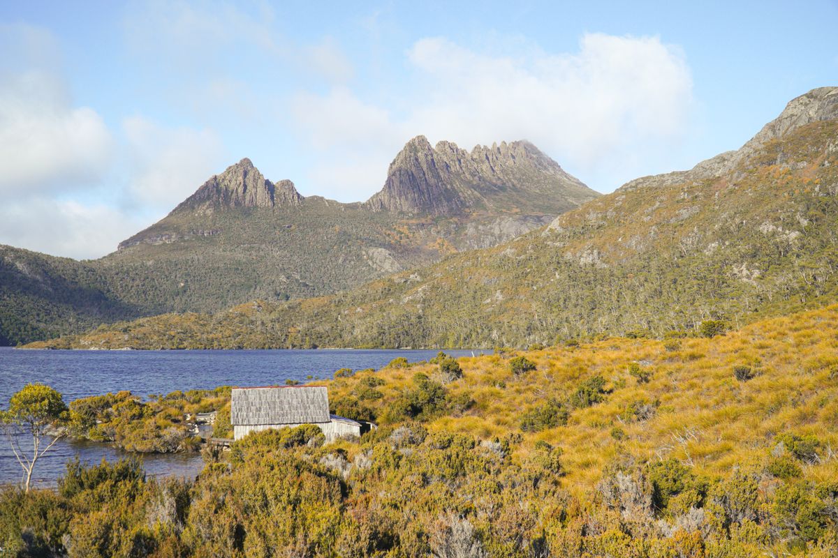 Hobart waterfront and Mount Wellington representing cannabis laws in Tasmania Australia