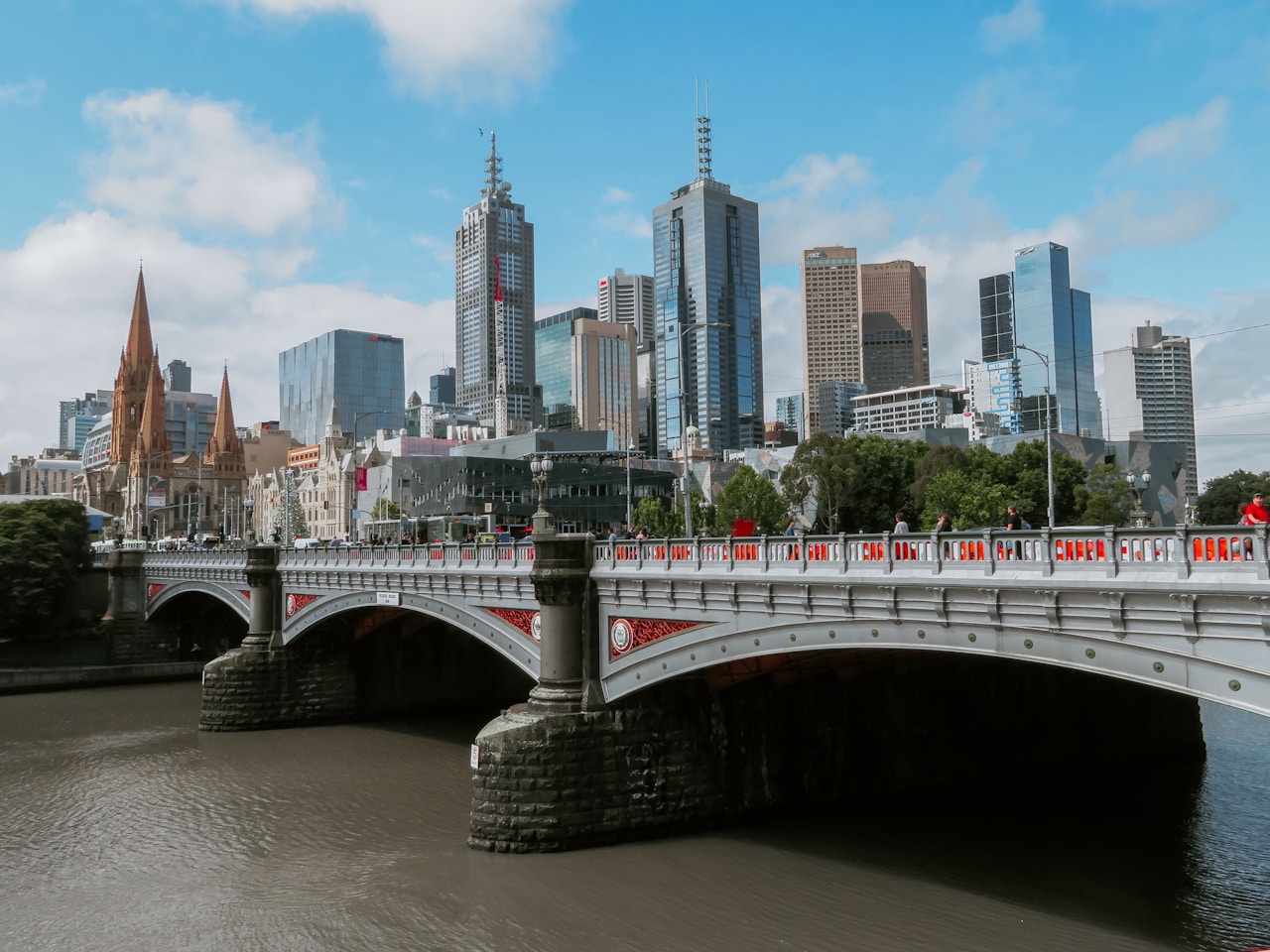 Melbourne tram and city skyline representing cannabis laws in Victoria Australia