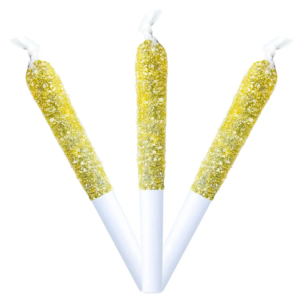 Adults Only Promiscuous Peach NSFW Diamond Coated Infused Pre-Roll - Hybrid - 3x0.5g — Pre-Rolls