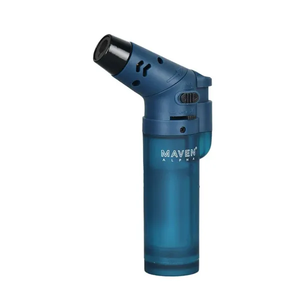 AFG Distribution Canada 5" Maven Alpha Torch Lighter - Transparent - Assorted Colours — Accessories