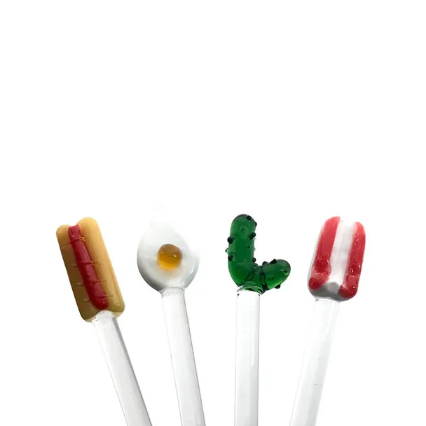AFG Distribution Canada 6" Glass Dabber - Assorted Snacks — Accessories