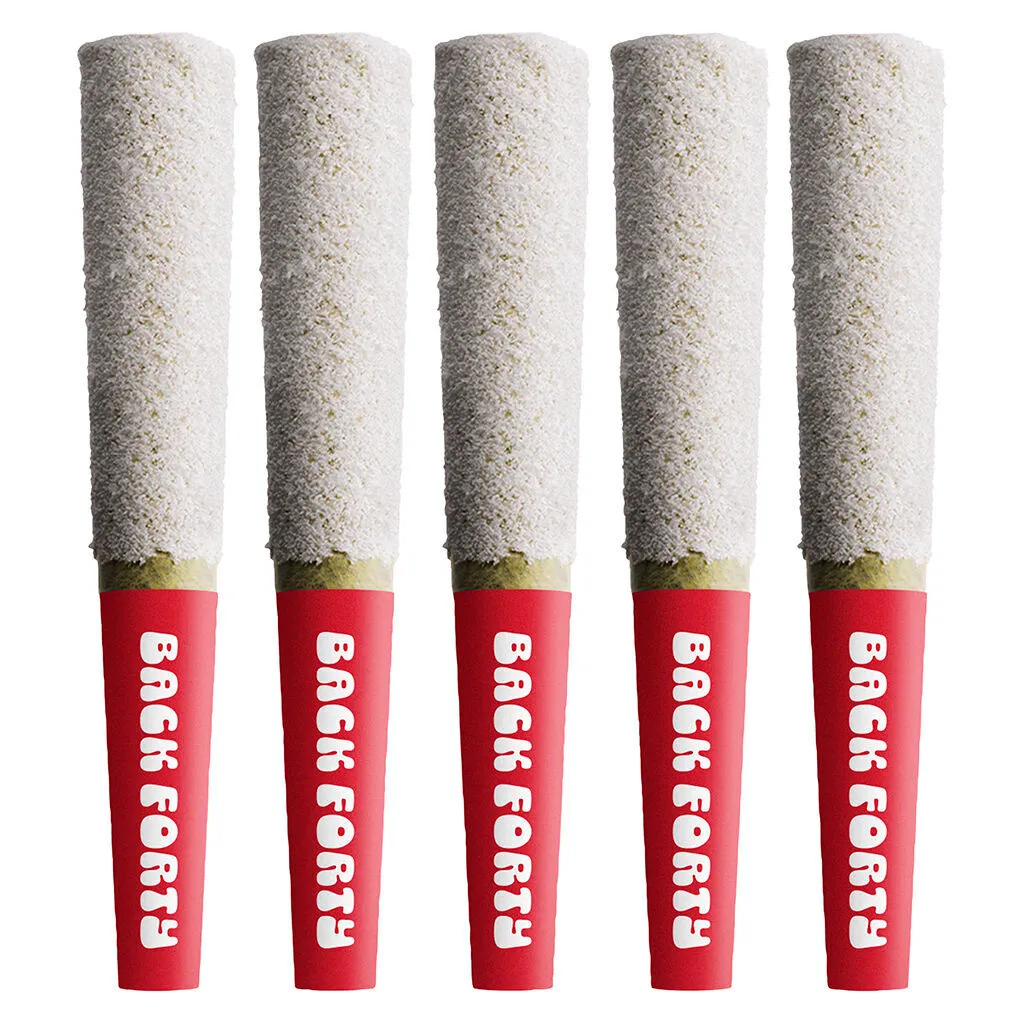 Back Forty Frosted Icicles Infused Pre-roll - Sour Cherry - Indica - 5x0.5g — Pre-Rolls
