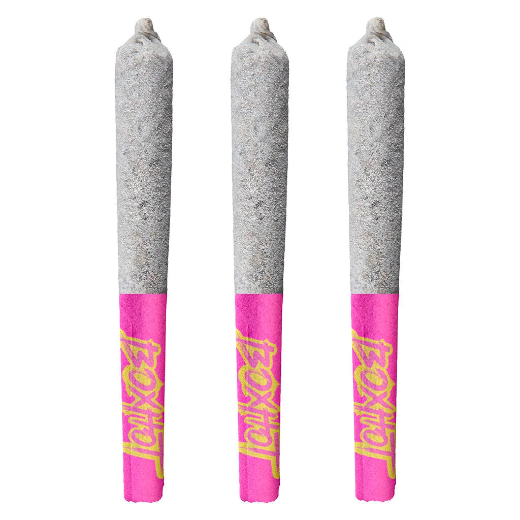 BOXHOT Diamond Doobies Deluxe - Ruby Rush Infused Pre-Roll - Sativa - 3x0.5g — Pre-Rolls