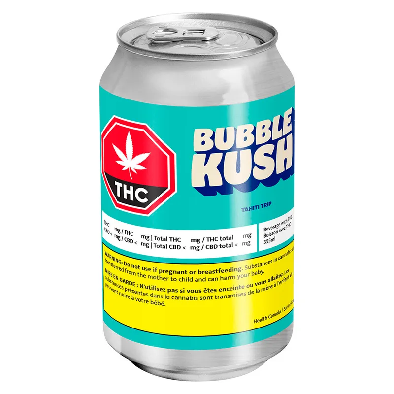 Bubble Kush Tahiti Trip - Hybrid - 355ml — Edibles