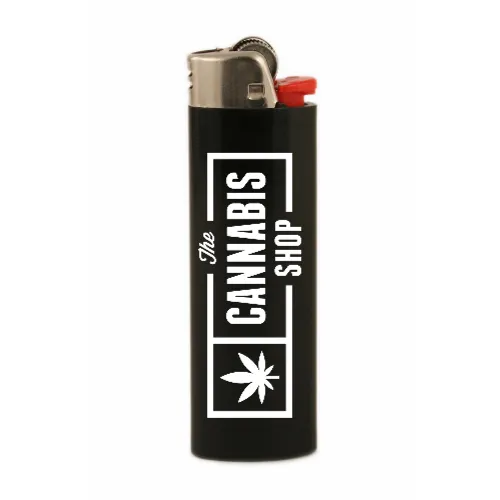Burning Tree The Cannabis Shop Bic Lighter - Black — Accessories