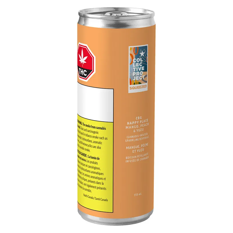Collective Project 2:1 CBG Happy Place (Mango Peach & Yuzu) - Hybrid - 7081-355ml — Edibles