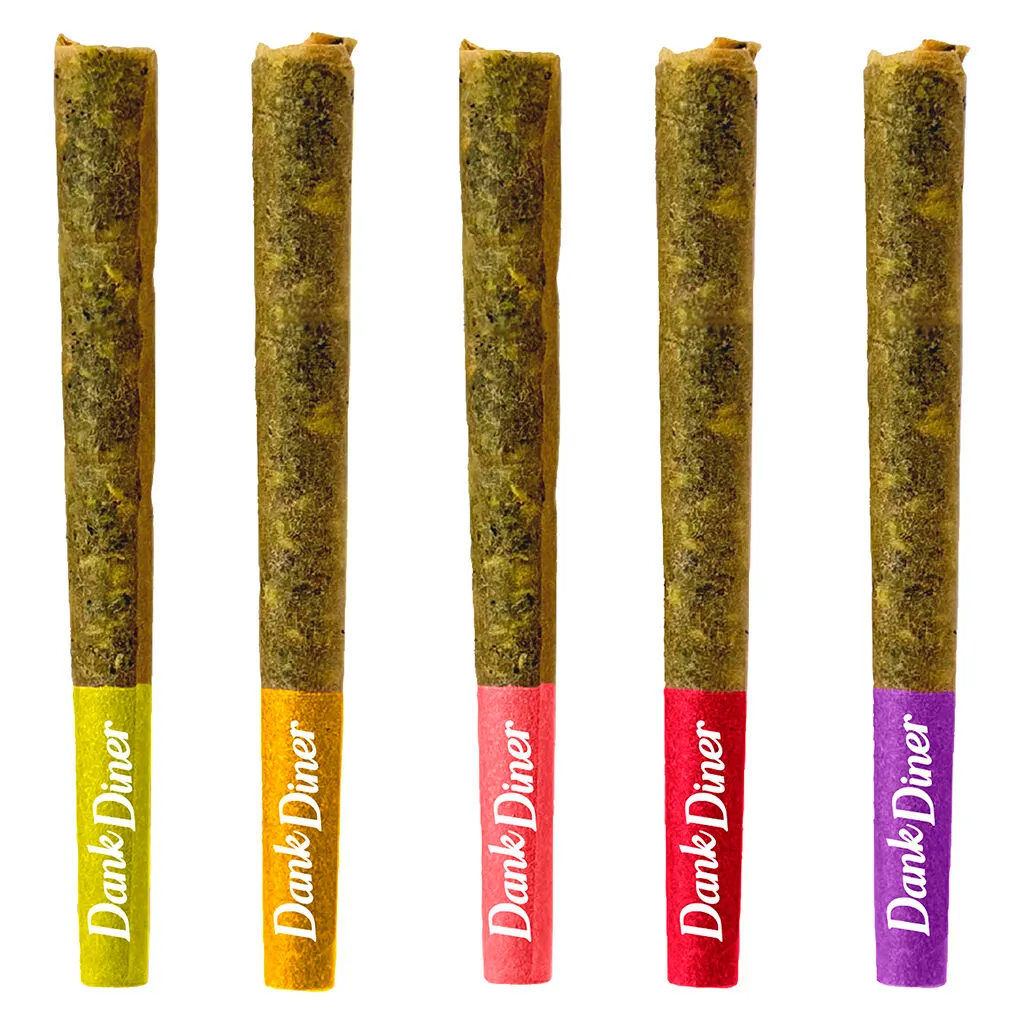 Dank Diner Smoothie Pack of Infused Pre-Roll - Hybrid - 5x0.5g — Pre-Rolls