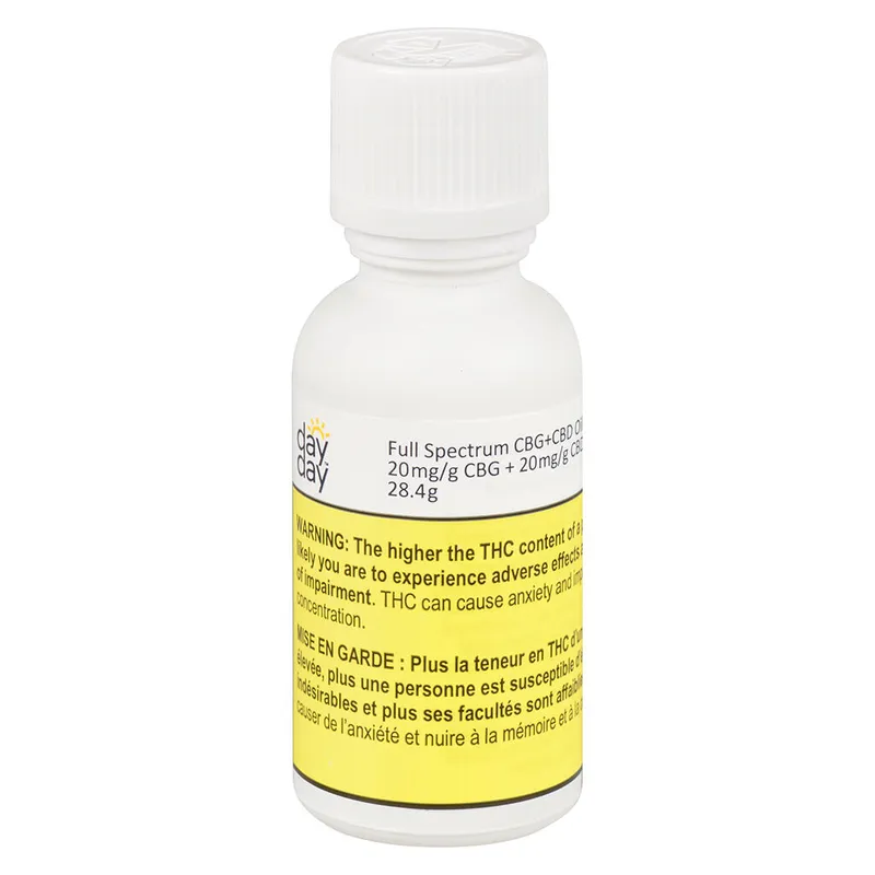DayDay Full Spectrum CBG+CBD Oil - Blend - 30ml — Concentrates
