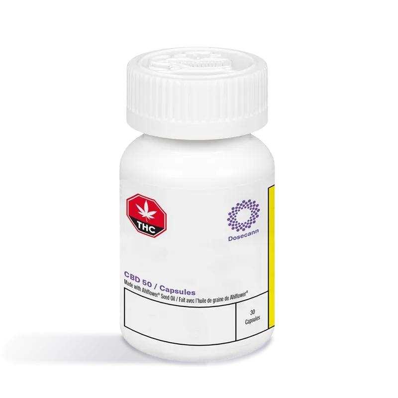 Dosecann CBD 50 Capsule | 30-pack — Edibles
