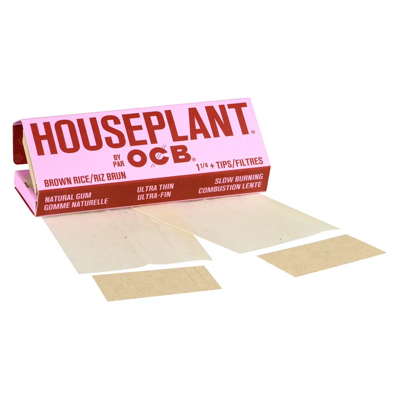 Houseplant by OCB Brown Rice 1 1/4 + Filters - 100 Pack — Accessories