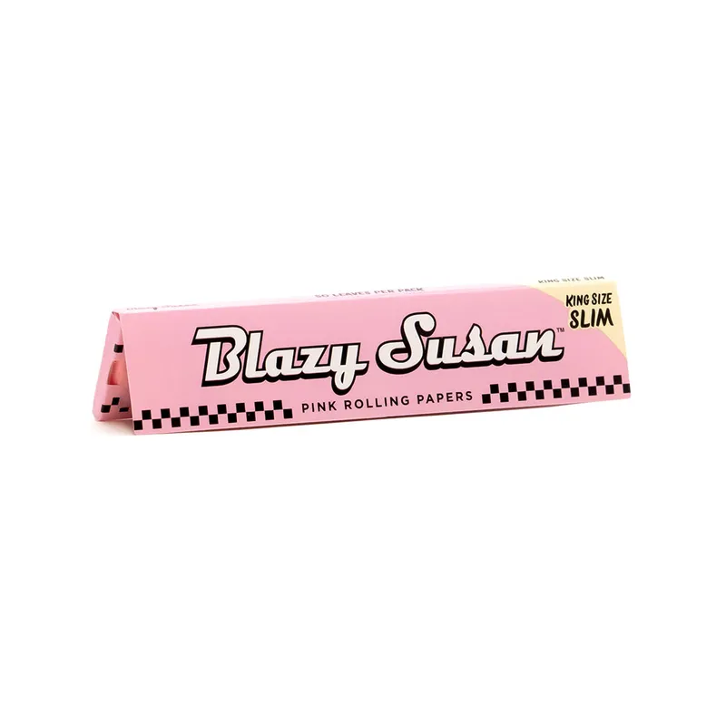 Inhal'Nation Blazy Susan - Pink Rolling Paper - King Size Slim — Accessories