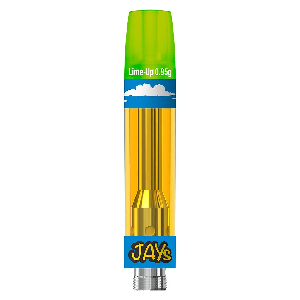 JAYS High Potency 92+ 510 Thread Cartridge Lime-up - Sativa - 0.95g — Vaporizers