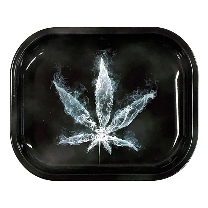 Maple Craft, Inc. Small Rolling Tray - Ghost Leaf — Accessories