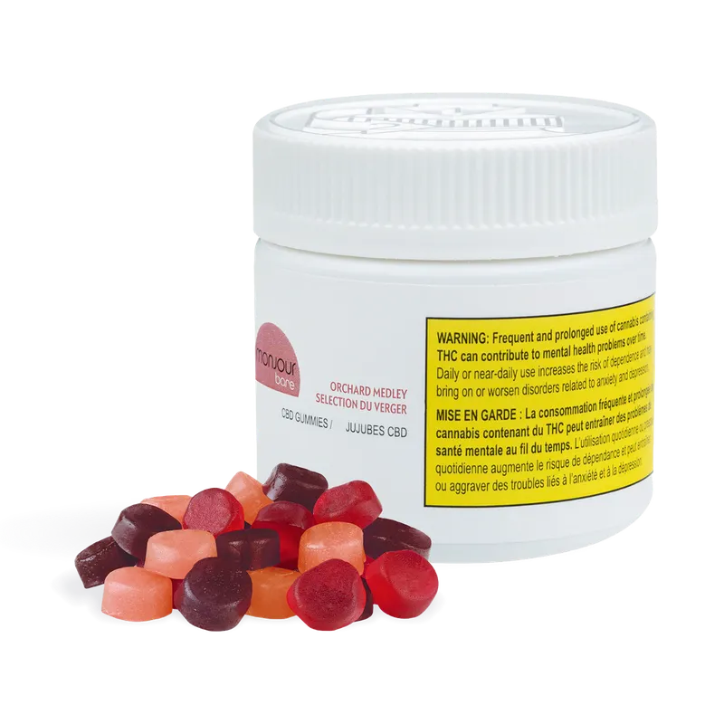 Monjour Bare Orchard Medley Sugar Free CBD Soft Chews — Edibles