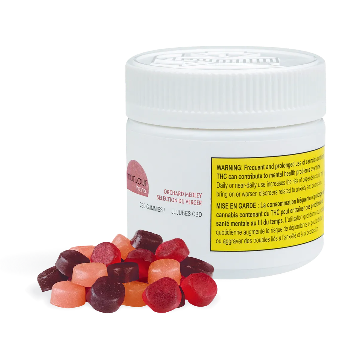 Monjour Bare Orchard Medley Sugar Free CBD Soft Chews — Edibles