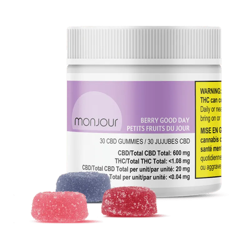 Monjour  Berry Good Day Soft Chews | 30-Pack — Edibles