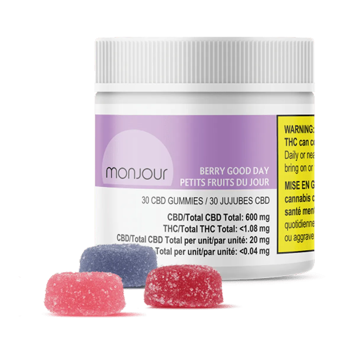 Monjour  Berry Good Day Soft Chews | 30-Pack — Edibles