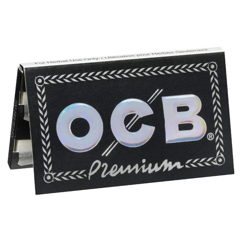 OCB Premium Black Single Wide - Double Feed Rolling Papers — Accessories