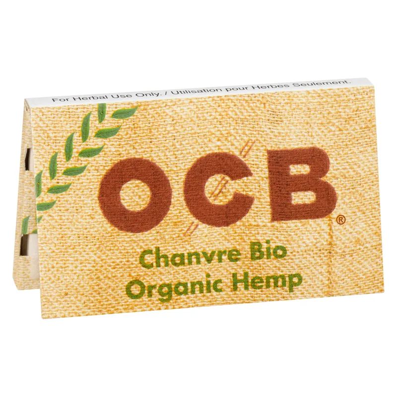 OCB Organic Hemp Single Wide Double Rolling Papers - 70mm — Accessories