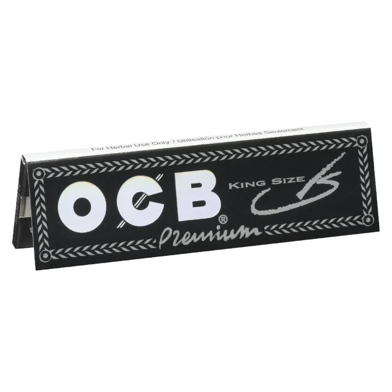 OCB® Rolling Papers & Cones OCB - OCB Premium Black -  King Size - 98 x 53mm Rolling Papers - Single Feed — Accessories