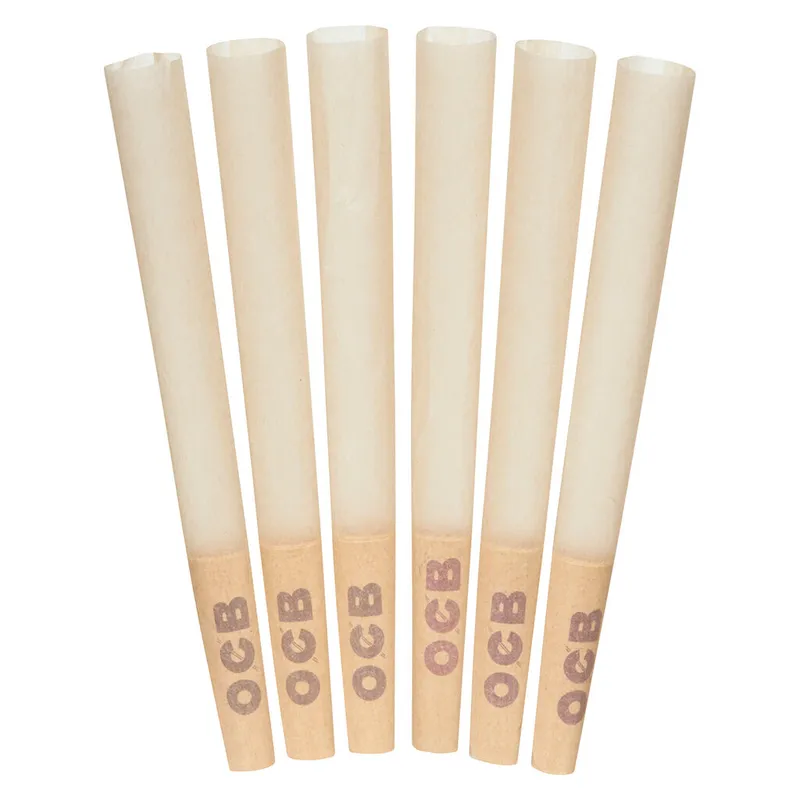 OCB® Rolling Papers & Cones OCB - OCB Virgin Unbleached Cones 1 1/4 -  6 Pack — Accessories