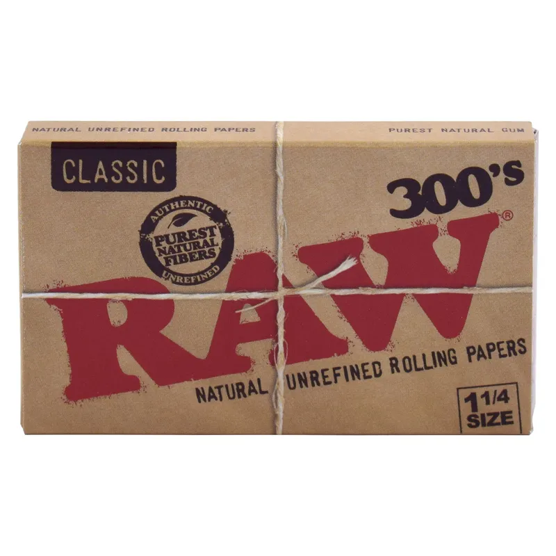 OCS RAW 300's - Natural Unrefined Rolling Papers -  1 1/4" — Accessories