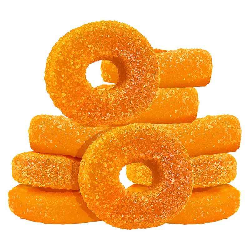 Olli O's 100 THC Multipack Sour Peach Gummies Blend - 10x1 Pack — Edibles