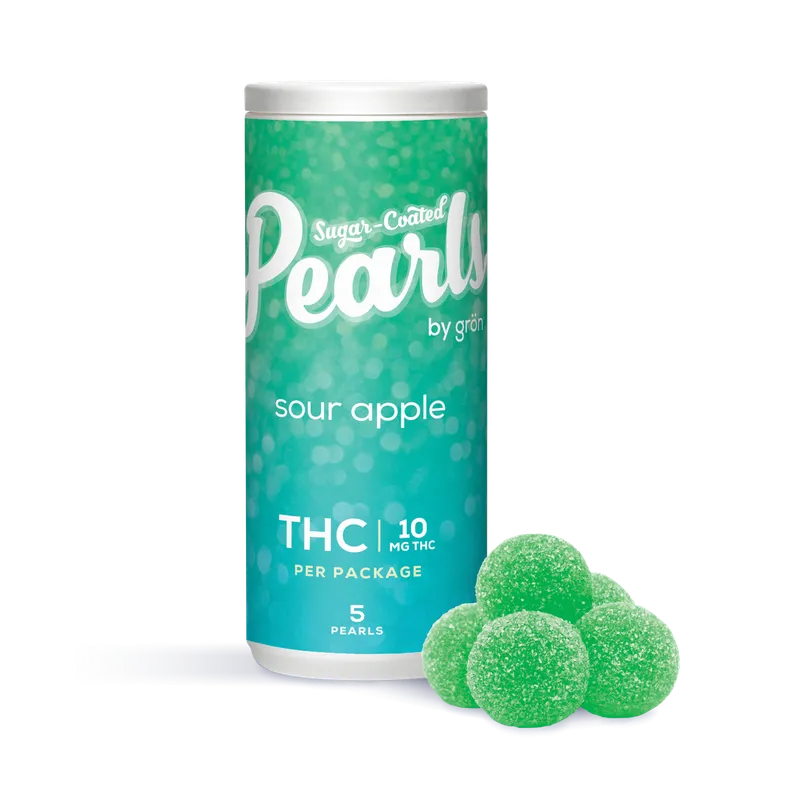 Pearls Sour Apple THC Gummies — Edibles