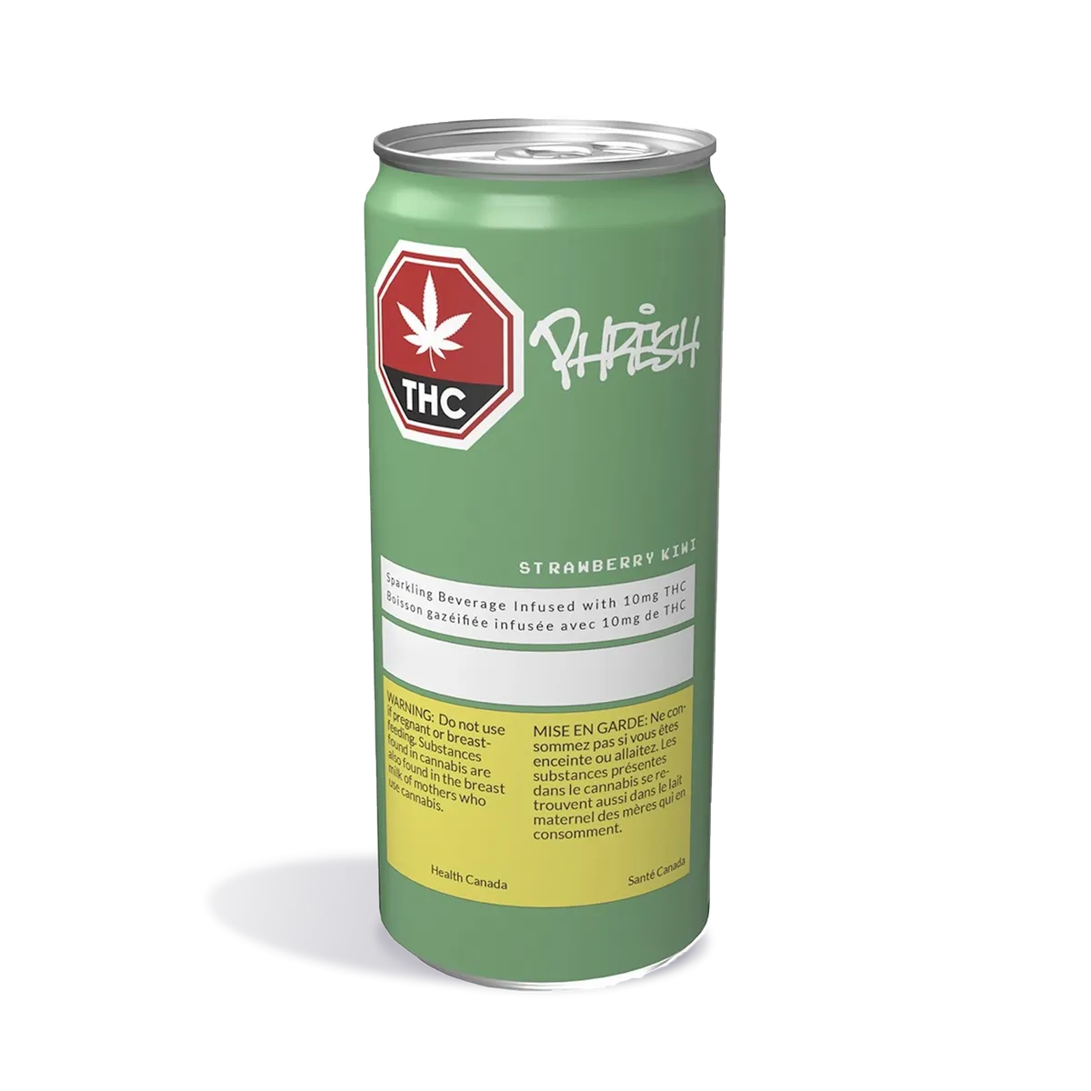 Phresh Cannabis Strawberry Kiwi Sparkling Beverage — Edibles