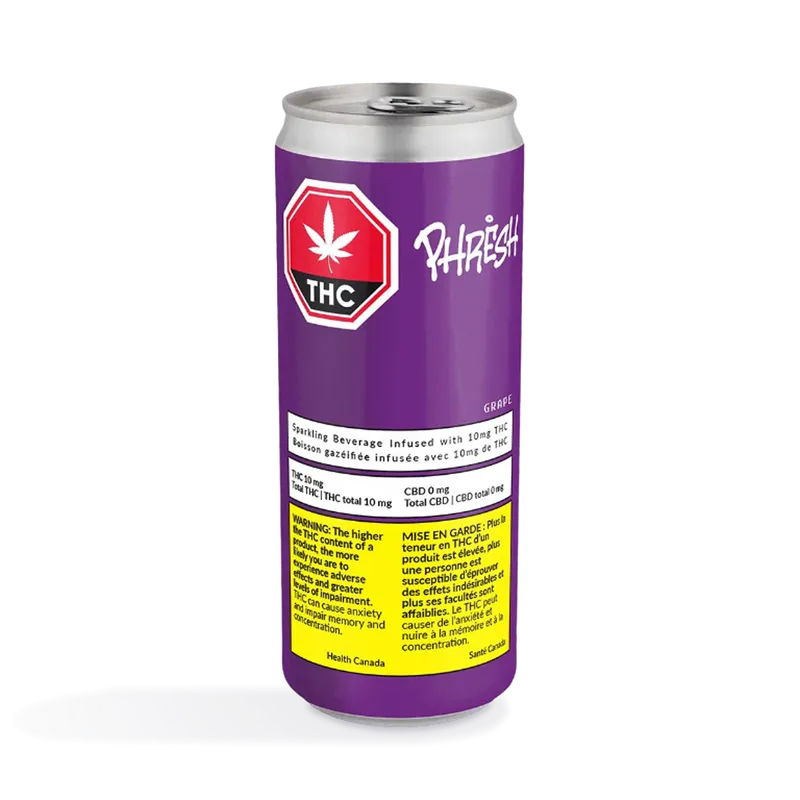 PHRESH Grape Sparkling Water — Edibles