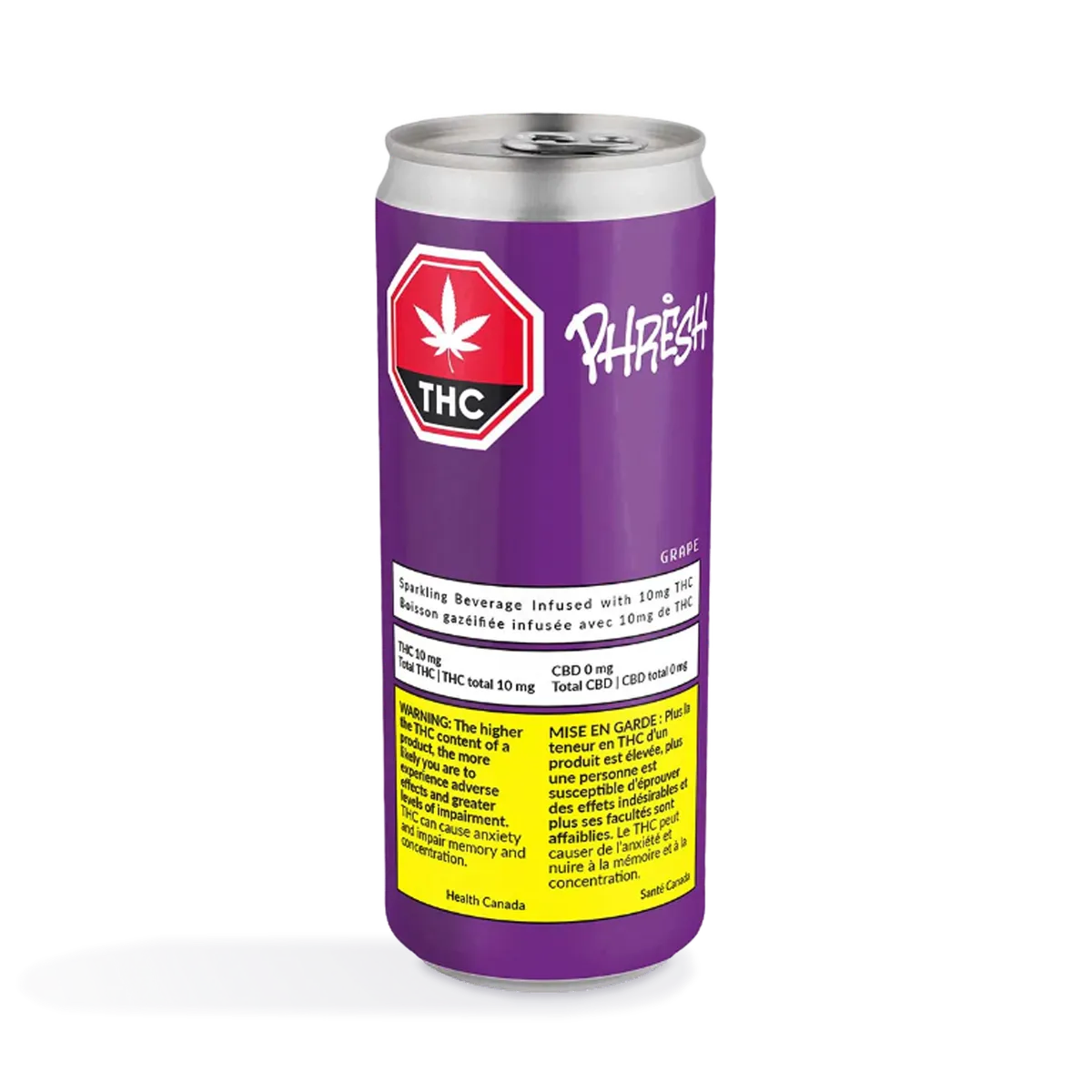 PHRESH Grape Sparkling Water — Edibles