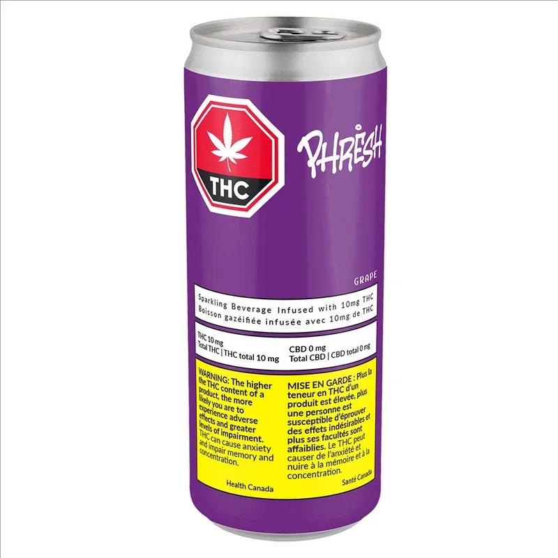 PHRESH Grape Sparkling Water — image 2 of 2