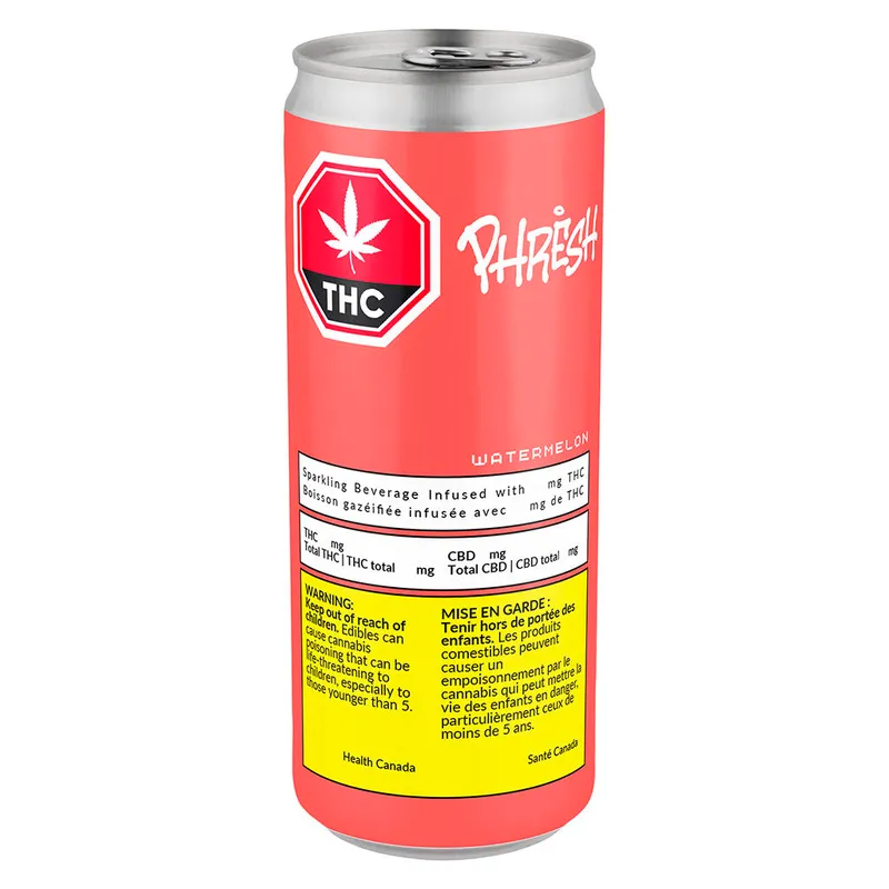PHRESH Watermelon  Sugar Free  - Hybrid - 355ml — Edibles