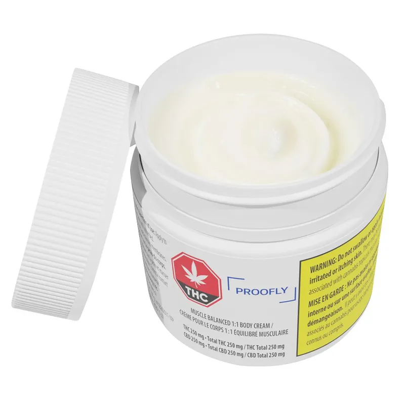 Proofly Muscle Balanced 1:1 Cream Sativa - 100g — Topicals
