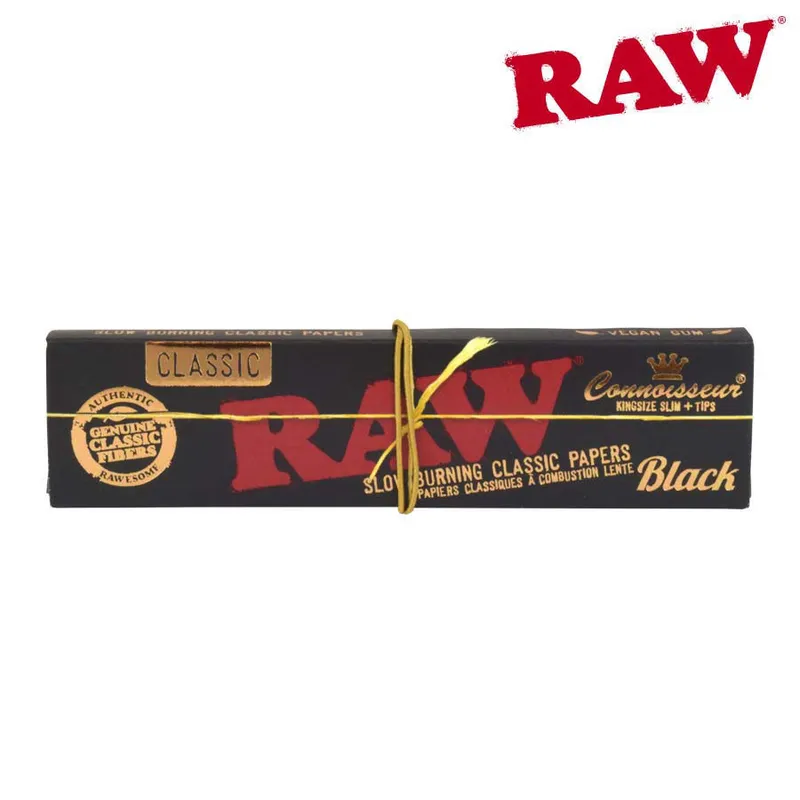RAW Black Connoisseur - King Size SLIM — Accessories