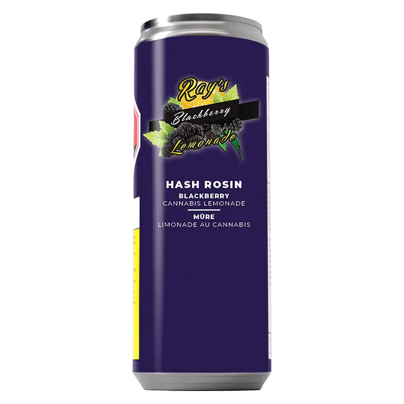 Ray's Lemonade Ray’s Blackberry Rosin Lemonade with CBG - Hybrid THC/CBG (10:10)- 355ml — Edibles