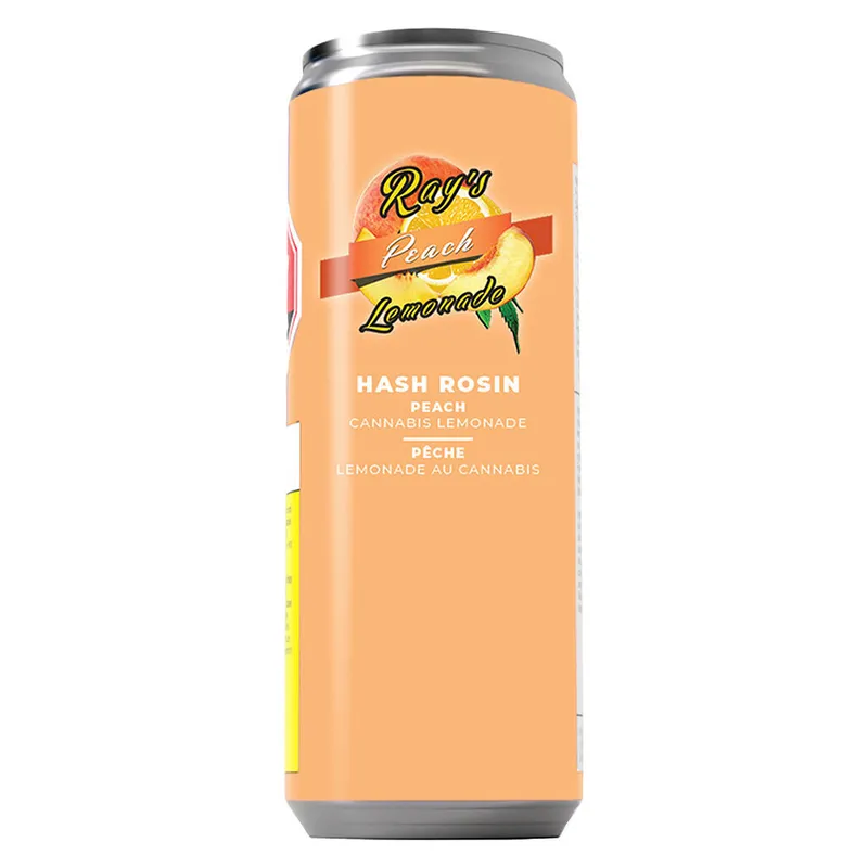 Ray's Lemonade Ray’s Peach Rosin Lemonade - Hybrid - 355ml — Edibles