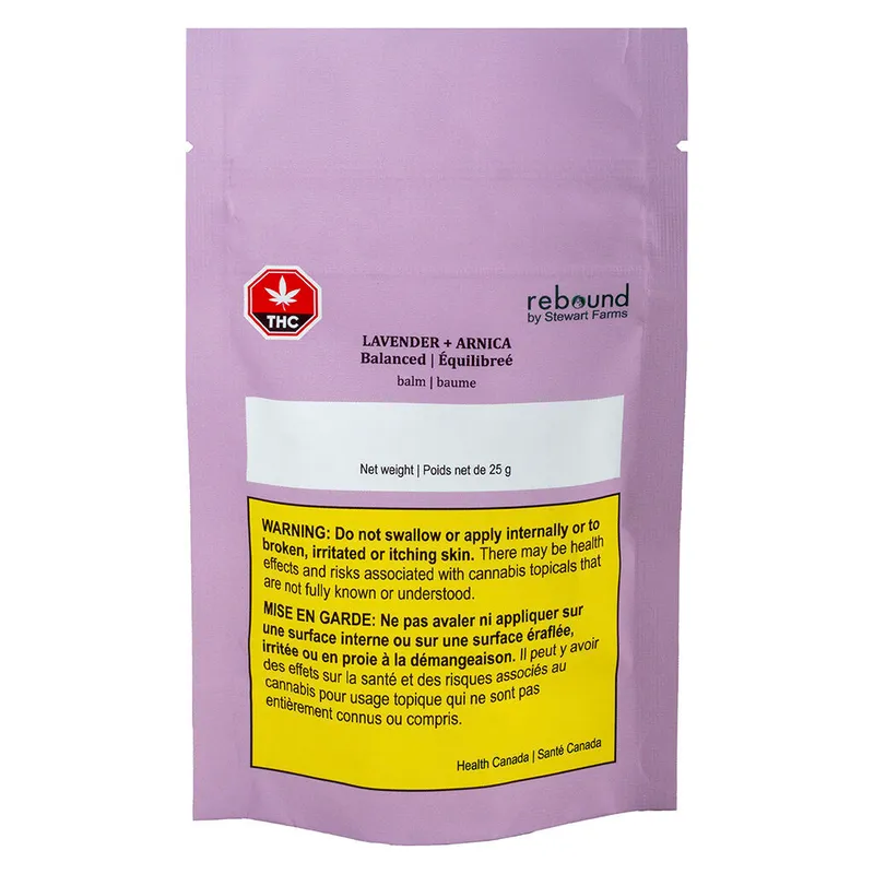 Rebound by Stewart Farms Lavender + Arnica Balm - Blend - 25g — Topicals
