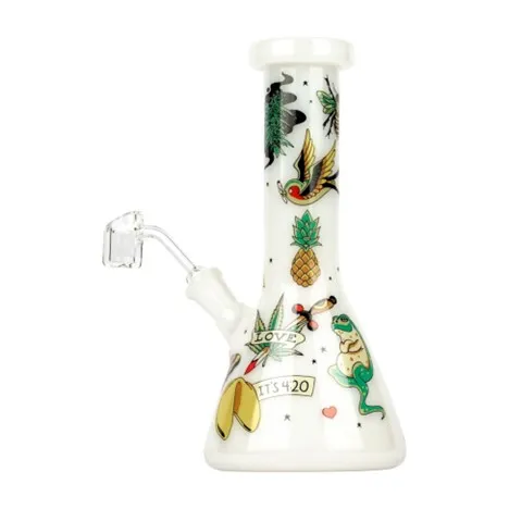 Red Eye Tek Red Eye Glass®  8.5" Tattoo Dab Rig — Accessories