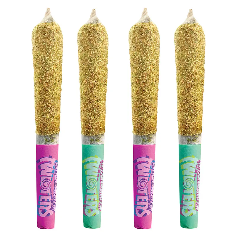 Rizzlers Twisters - Tropicoco & Watermelon Razzler M Infused Pre-Roll - Hybrid - 4x0.5g — Pre-Rolls