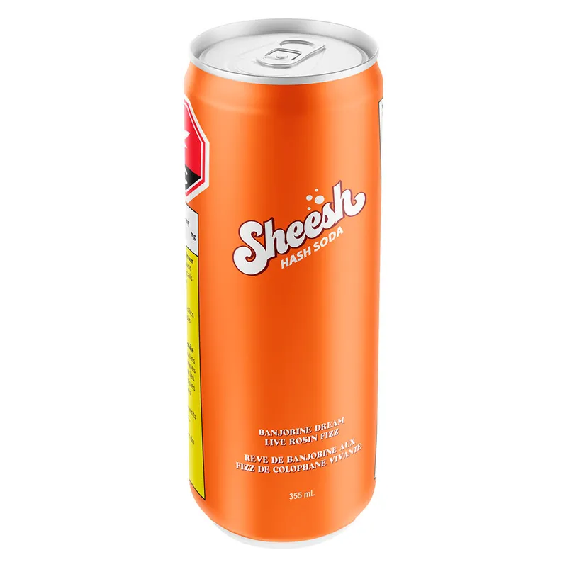 Sheesh Hash Sodas Banjorine Dream Live Rosin Fizz - Sativa - 355ml — Edibles