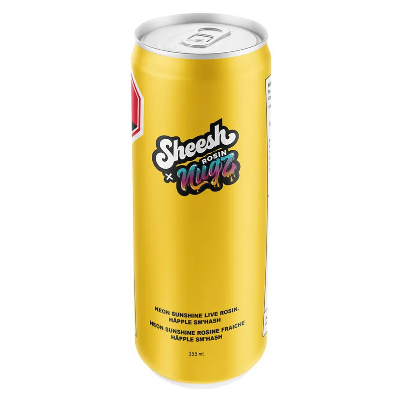 Sheesh x Nugz Neon Sunshine Live Rosin Happle Sm'Hash - Sativa - 355ml — Edibles
