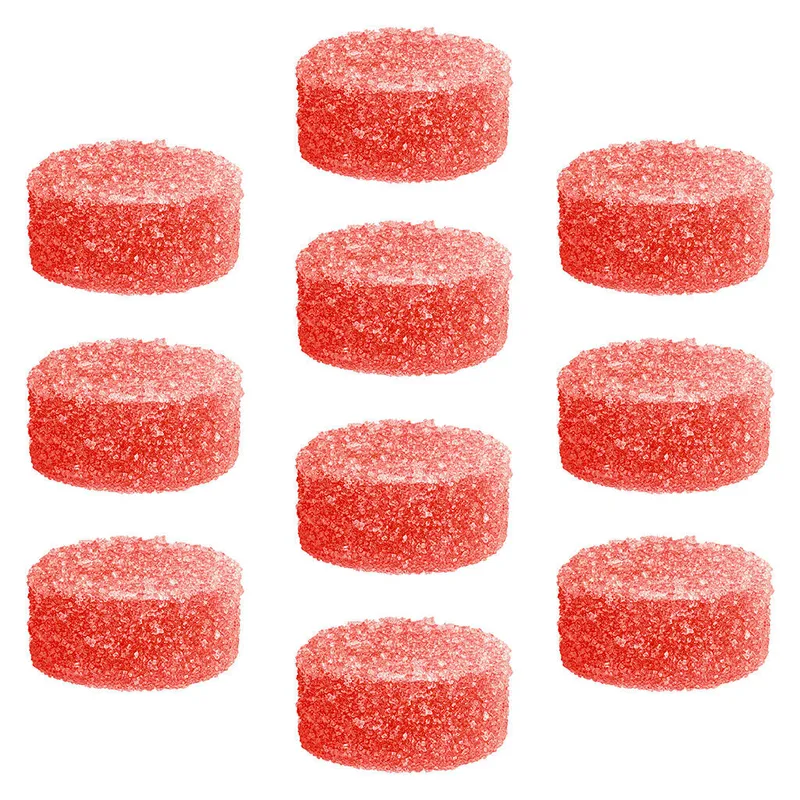 Shred'Ems Red Apple Peach MAX10 Party Pack 100 THC Gummies - Indica - 10x1 Pack — Edibles