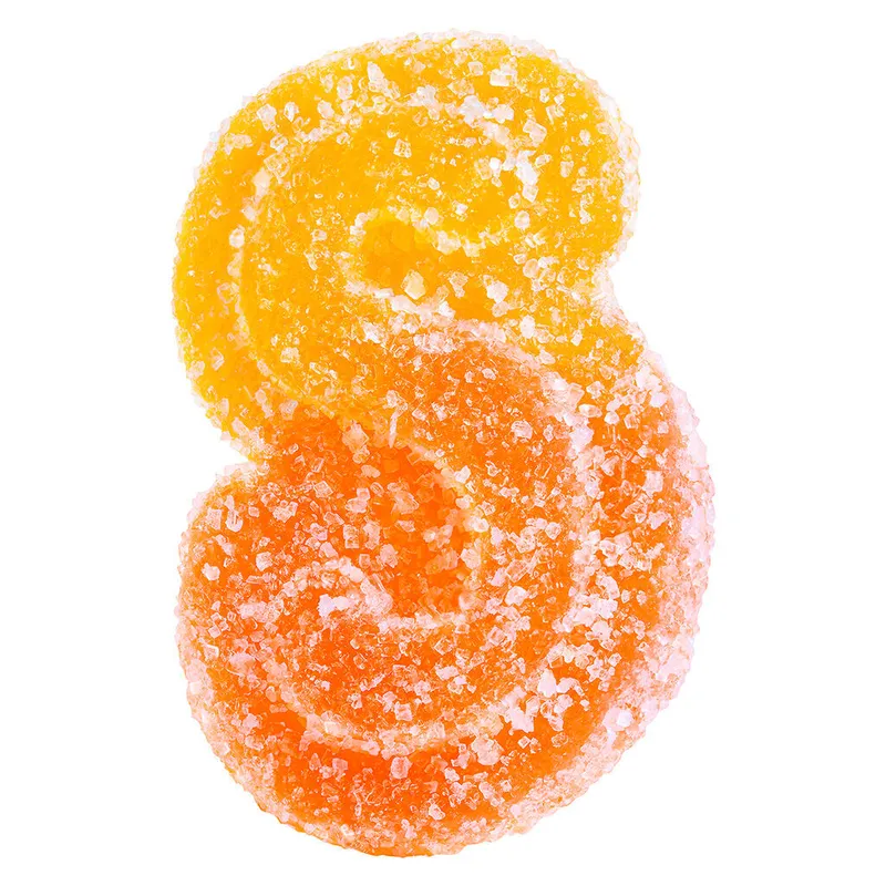 SOURZ by Spinach Fully Blasted Peach Orange 1:1 THC CBD Gummy - Hybrid - 1 Pack — Edibles
