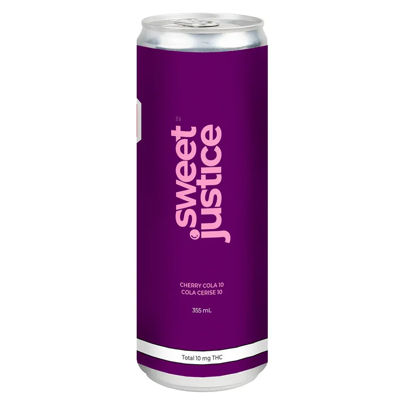 Sweet Justice Cherry Cola 10 - 355ml — Edibles