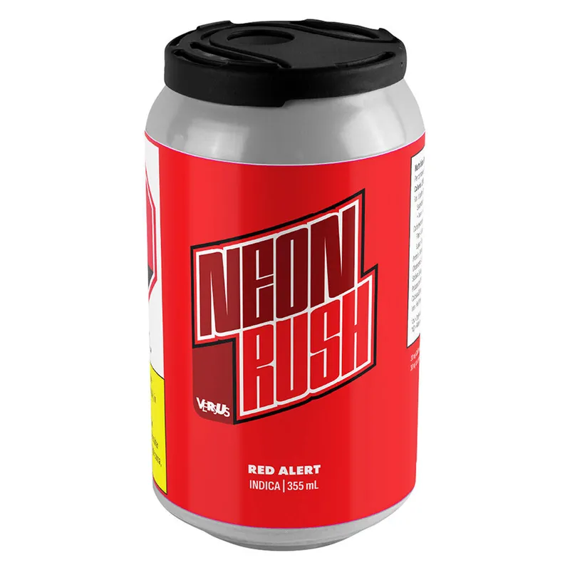 Versus Neon Rush Red Alert - Indica - 355ml — Edibles