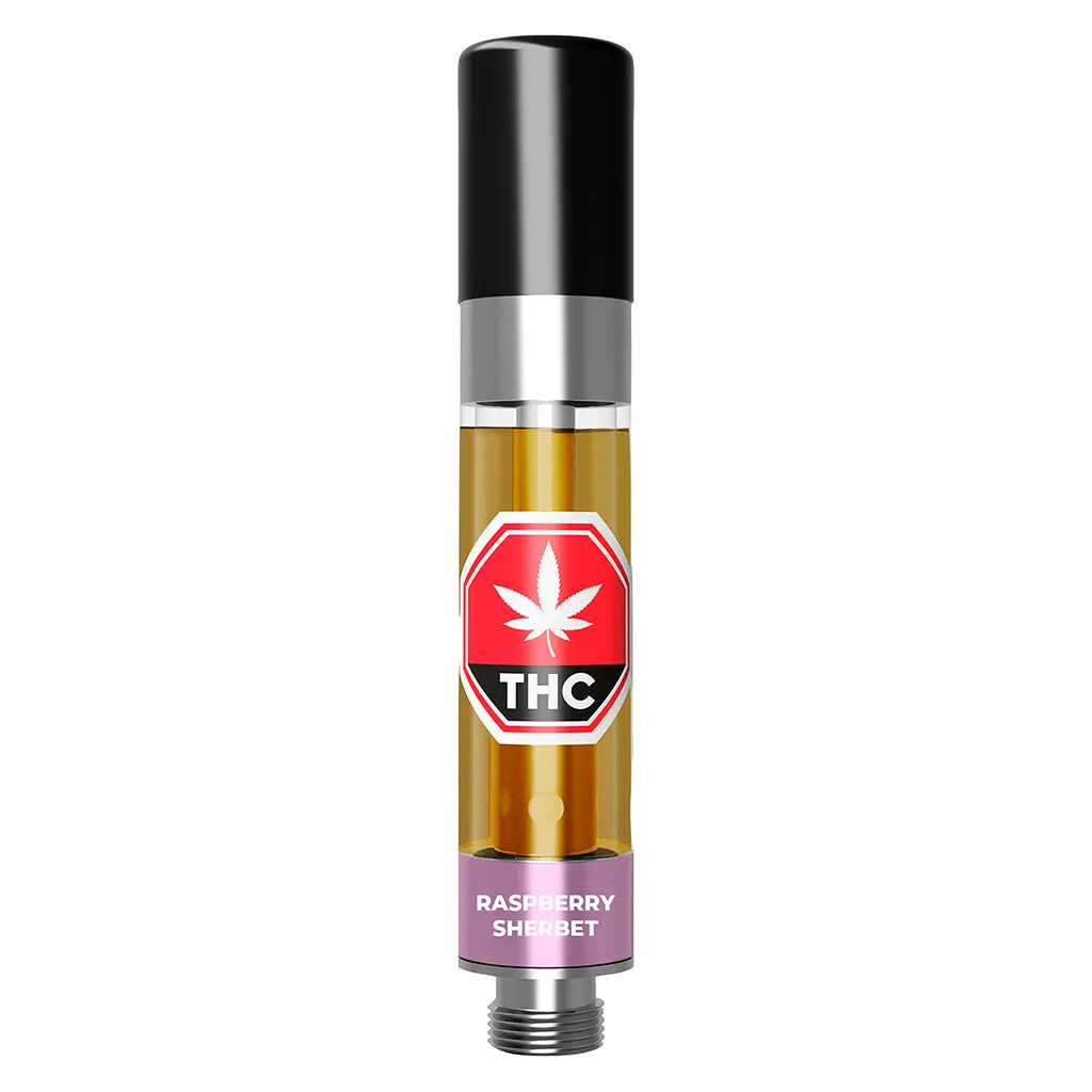 Weed Me Max Raspberry Sherb 510 Thread Cartridge - Hybrid - 1g — Vaporizers